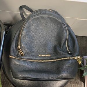 Michael Kors Rhea Medium Leather Backpack